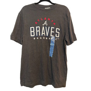 Majestic Atlanta Braves Baseball Men's T-Shirt Size L NWT